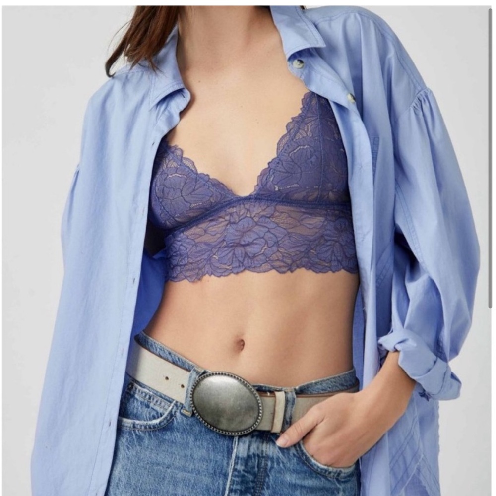 🪴FREE PEOPLE everyday lace longline bralette